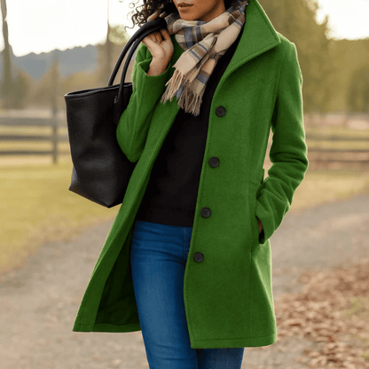 Klassischer Winterparka mit Knopfleiste