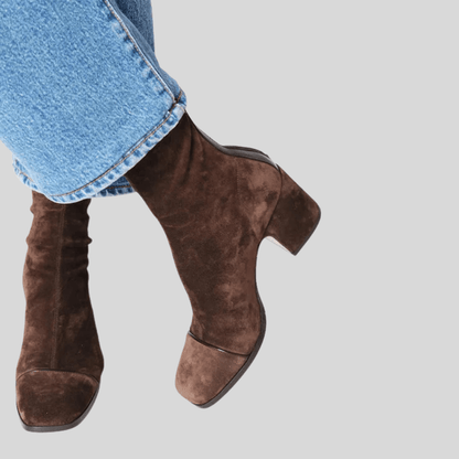 Polished Square Toe Boots
