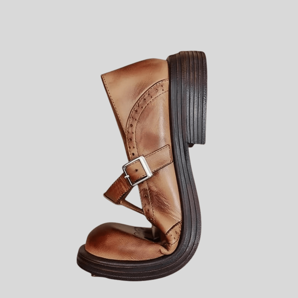 Orthopedic Leather Comfort Support Shoes