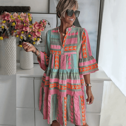 Delicate Midi Dress Ruffle