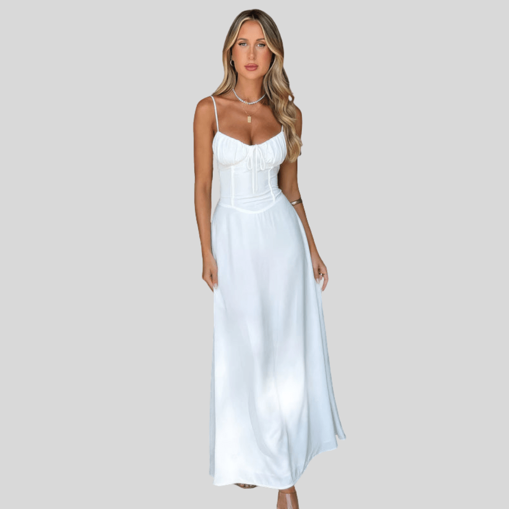 Elegant Flowing Silhouette Maxi Dress