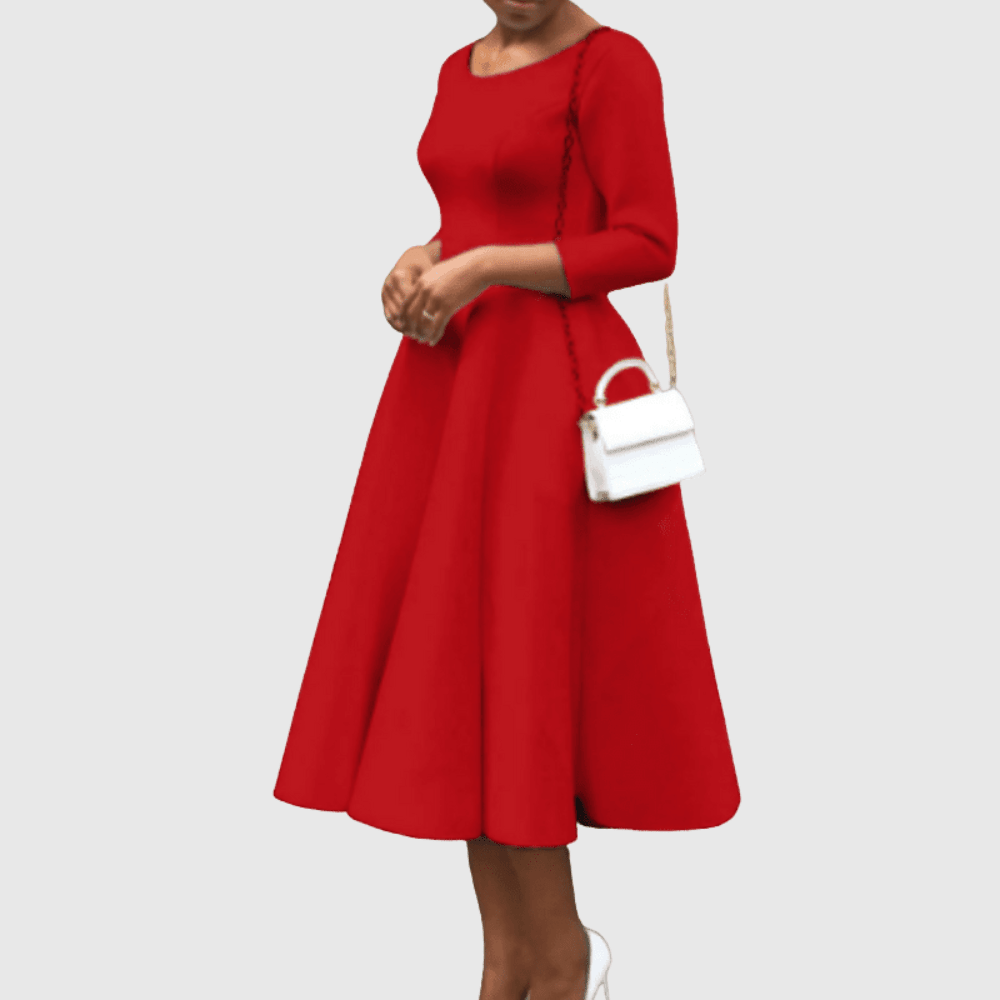 Timeless Midi Dress Open Back