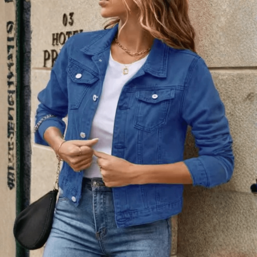 Rosy Denim Jacket Button Down