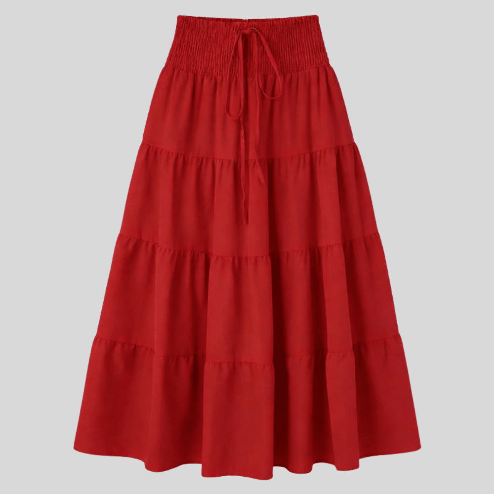 Boho Tiered Maxi Skirt