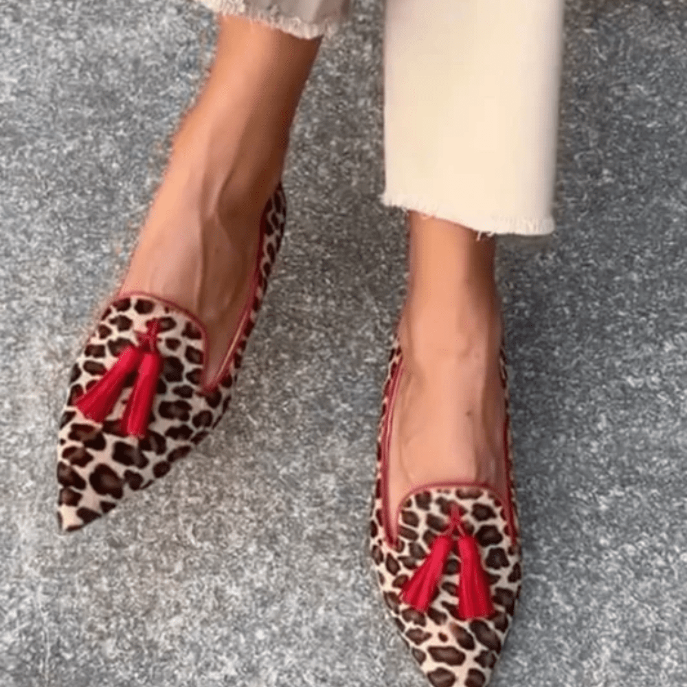 Chic Tassel Pointed Statement Loafers