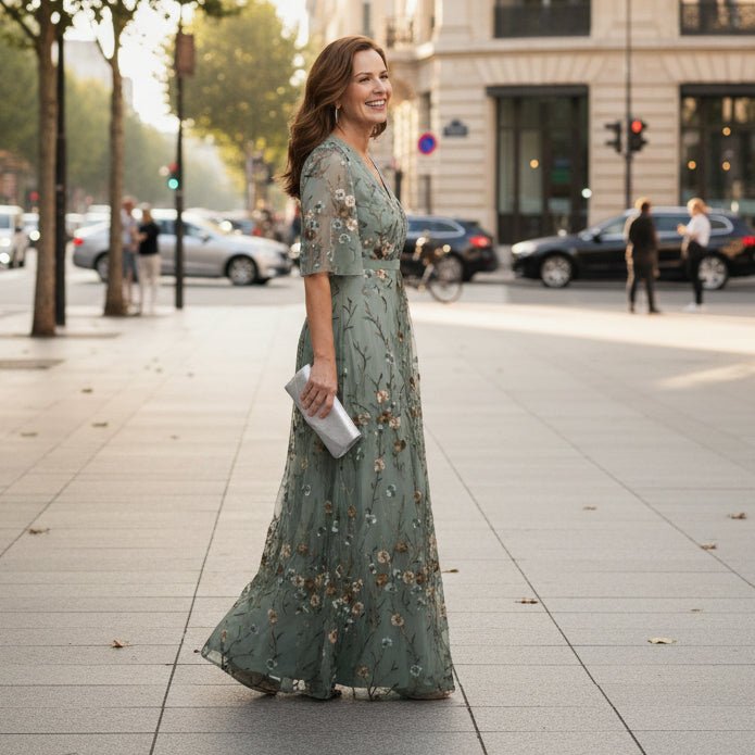 Flowy Maxi Bloom Halter Dress