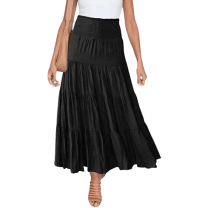 Pleated Midi Skirt