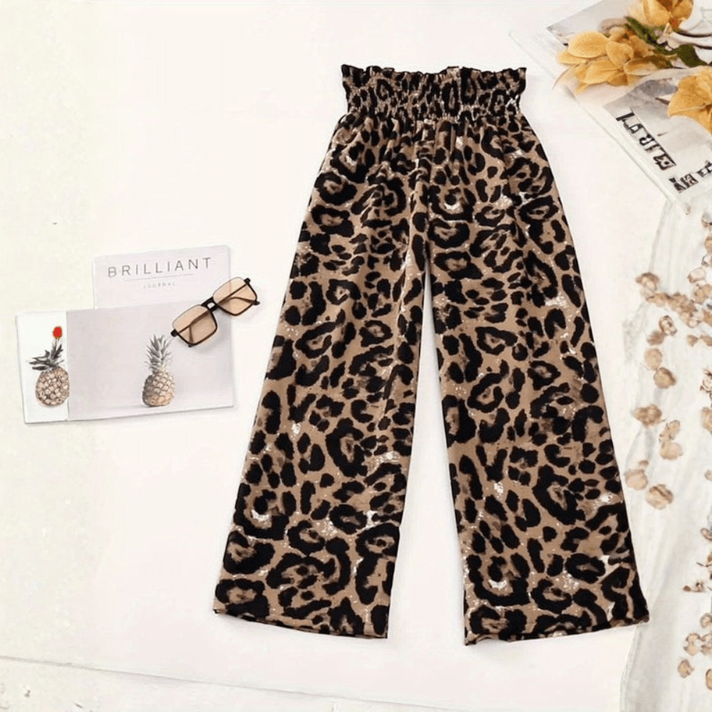 Bold Leopard Print Pants