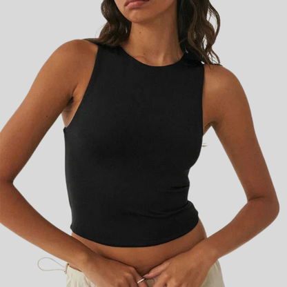 High Neck Everyday Crop Top