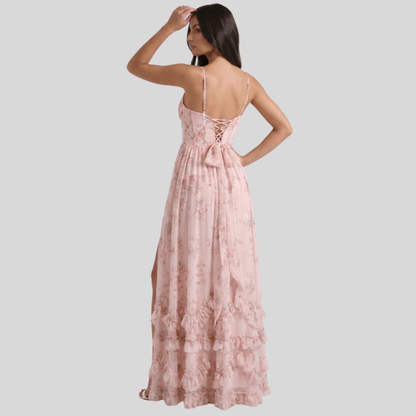 Elegant Flowing Maxi Occasion Dress