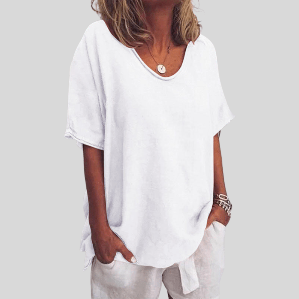 Casual Round Neck Short Sleeve T-Shirt