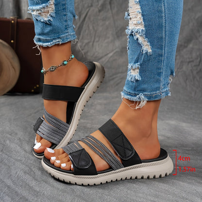 Elastic Strap Comfort Walking Sandals
