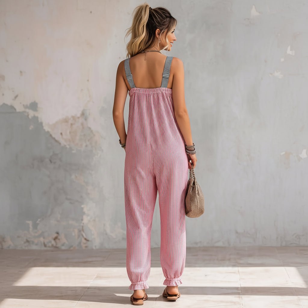 Loose Fit Vacation Jumpsuits
