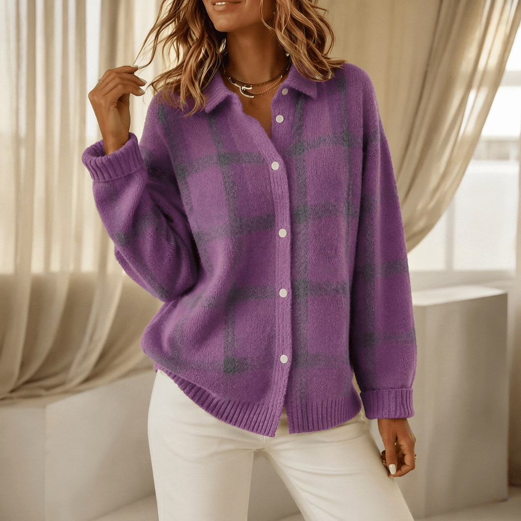 Remi | Jersey retro a rayas de corte holgado para mujer