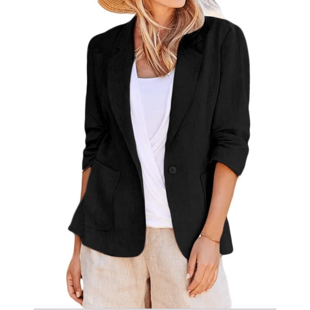 Soft Pink Tailored Blazer