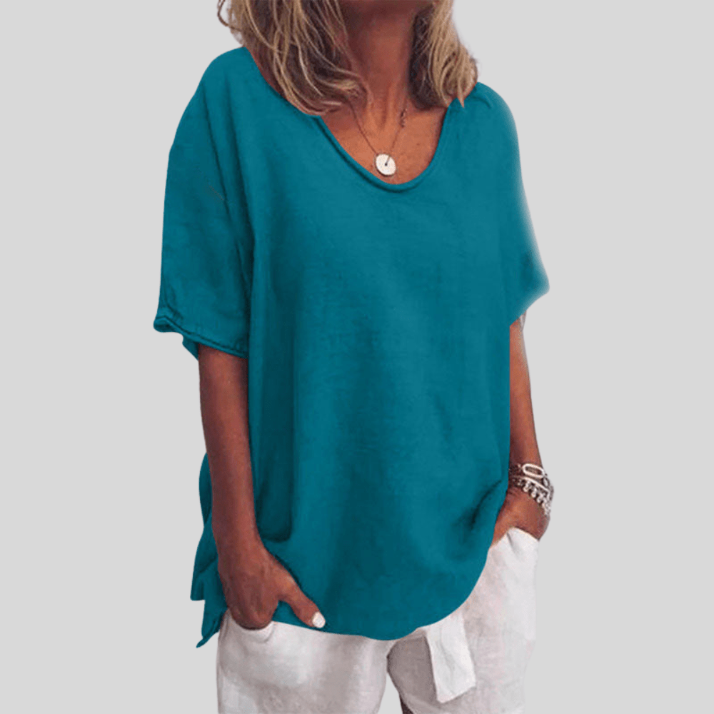 Casual Round Neck Short Sleeve T-Shirt
