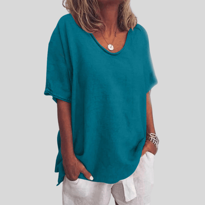 Casual Round Neck Short Sleeve T-Shirt
