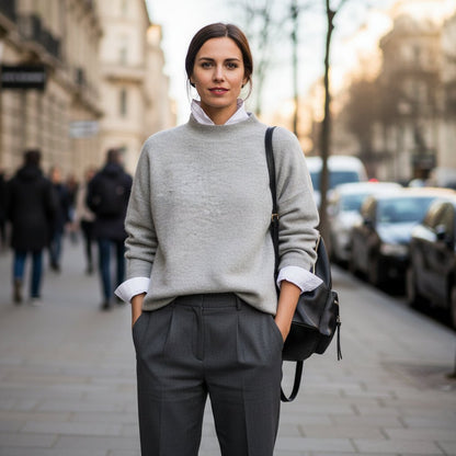 Long Sleeve Pullover Knitted Sweater