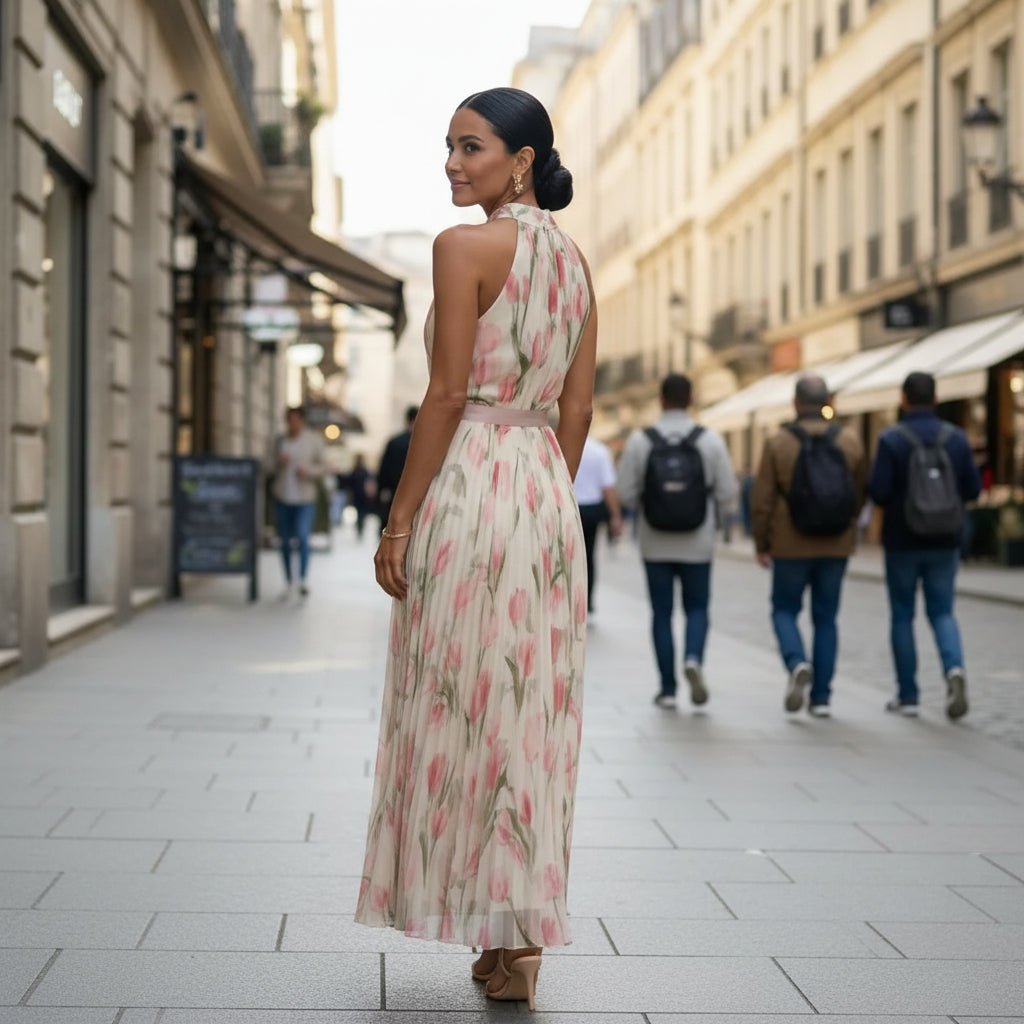 Halter Moment Midi Dress
