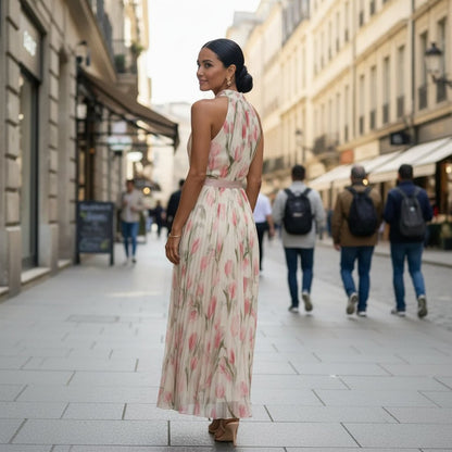 Halter Moment Midi Dress