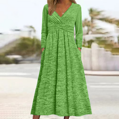 Flattering Midi Dress with Relaxed Silhouette
