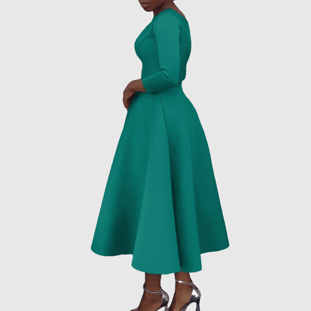 Timeless Midi Dress Open Back