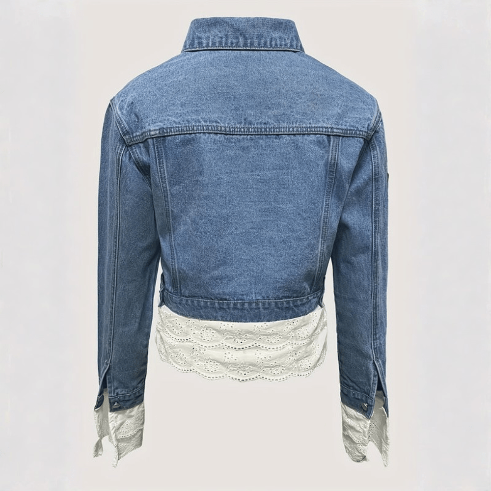 Romantic Lace Denim Jacket