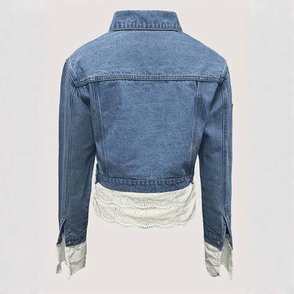 Romantic Lace Denim Jacket