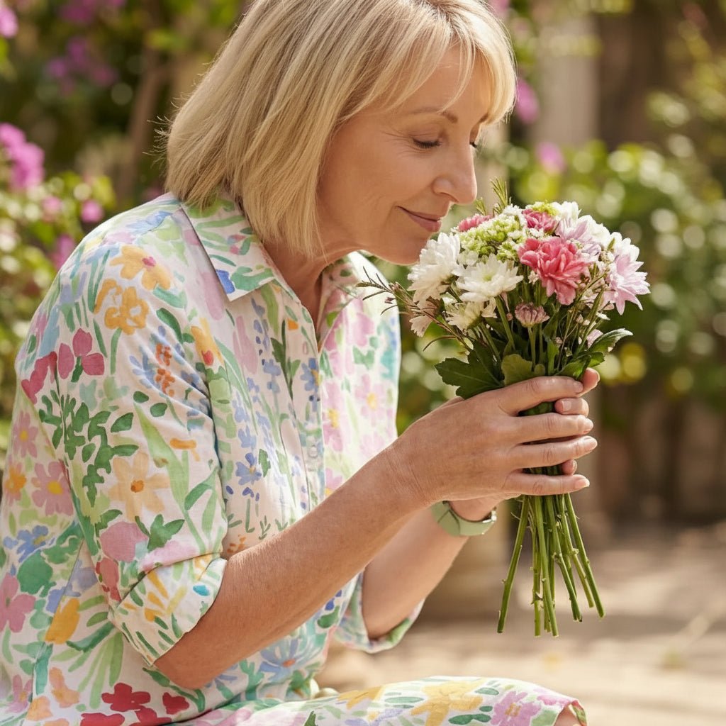 Collared Floral Day Dress