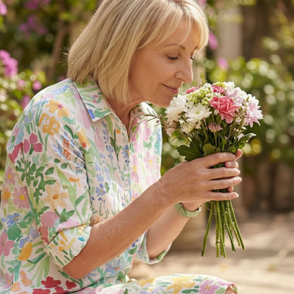 Collared Floral Day Dress