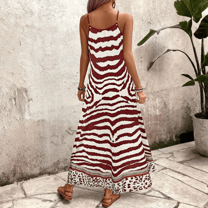Leopard Slip Maxi Dress