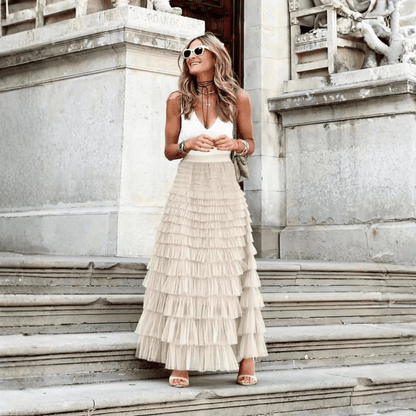 Dreamy Tulle Pleated Ballgown Skirt
