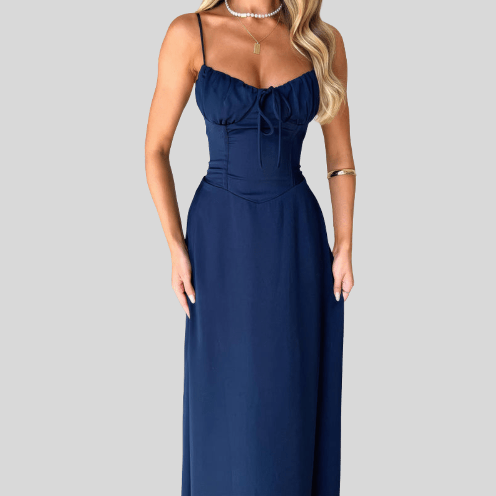 Elegant Flowing Silhouette Maxi Dress