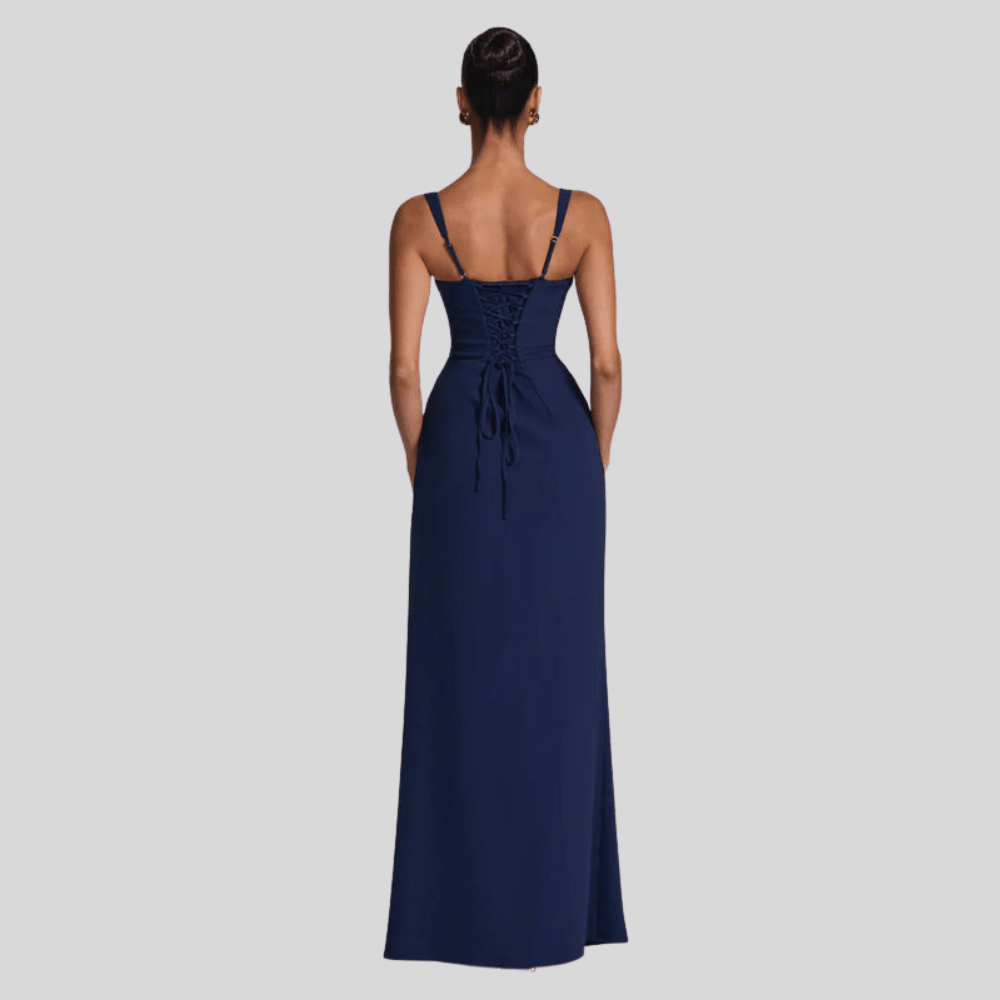 Elegant Flowing Maxi Evening Dress