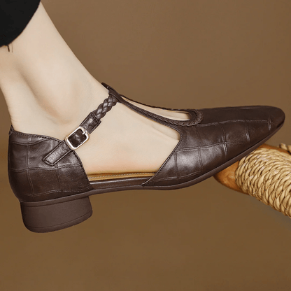 Timeless Elegant T Strap Flats