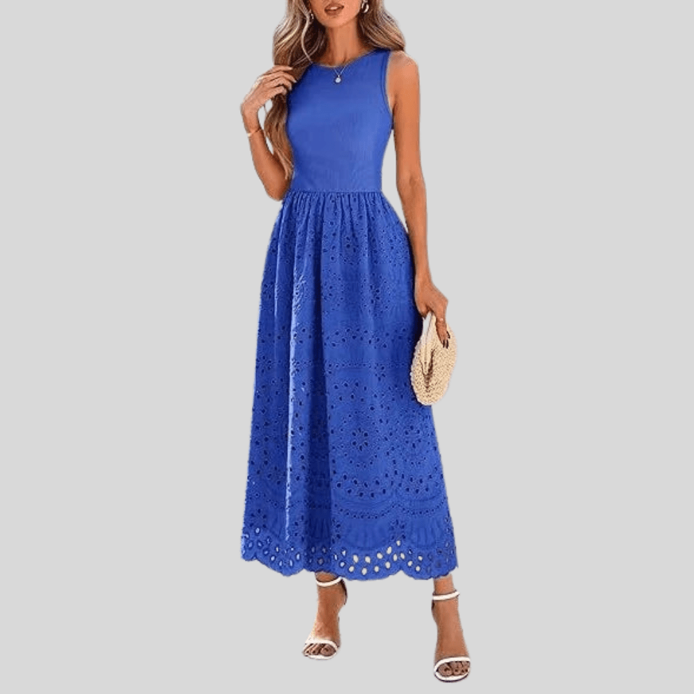 Delicate Lace Mesh Suspender Dress