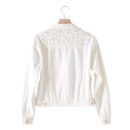Luxe Denim Pearl Jacket