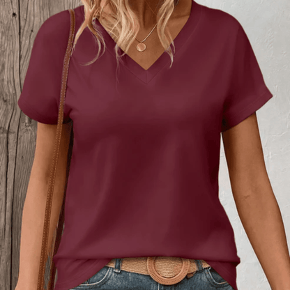 Cozy Everyday V Neck T Shirt