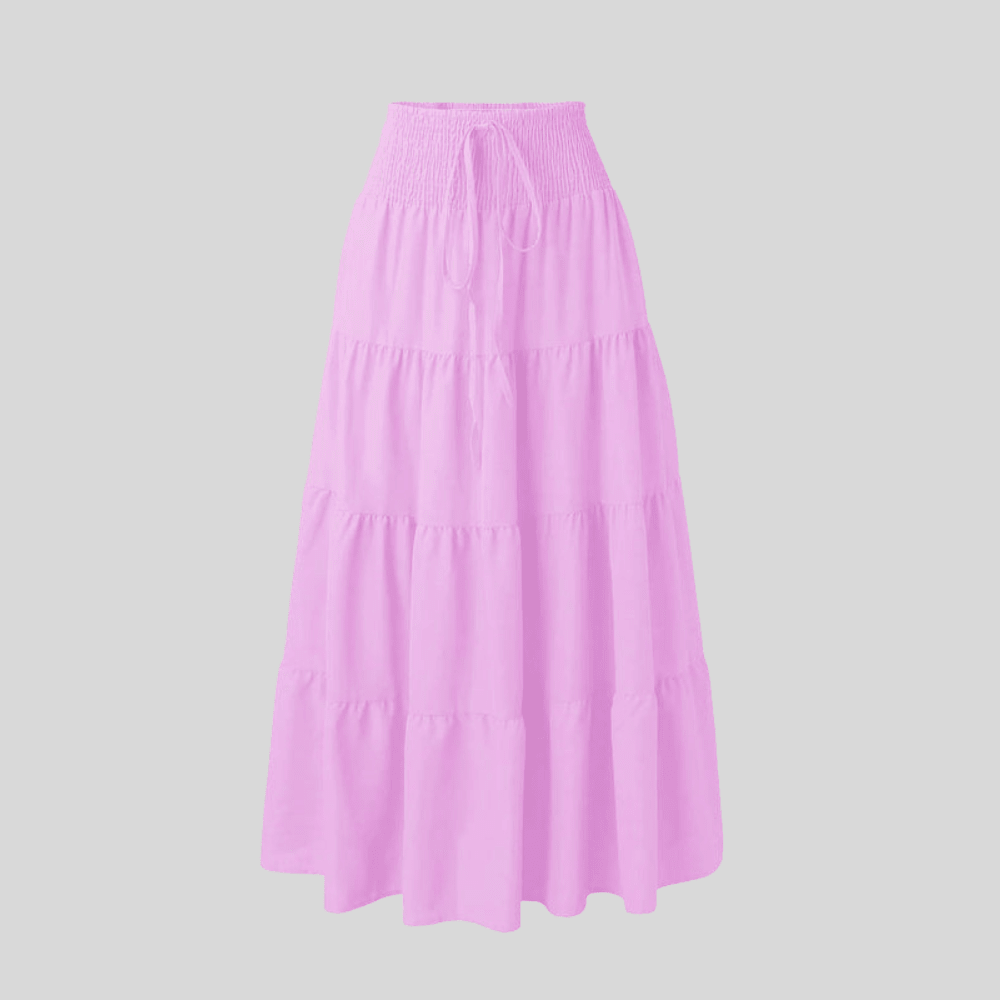 Boho Tiered Maxi Skirt