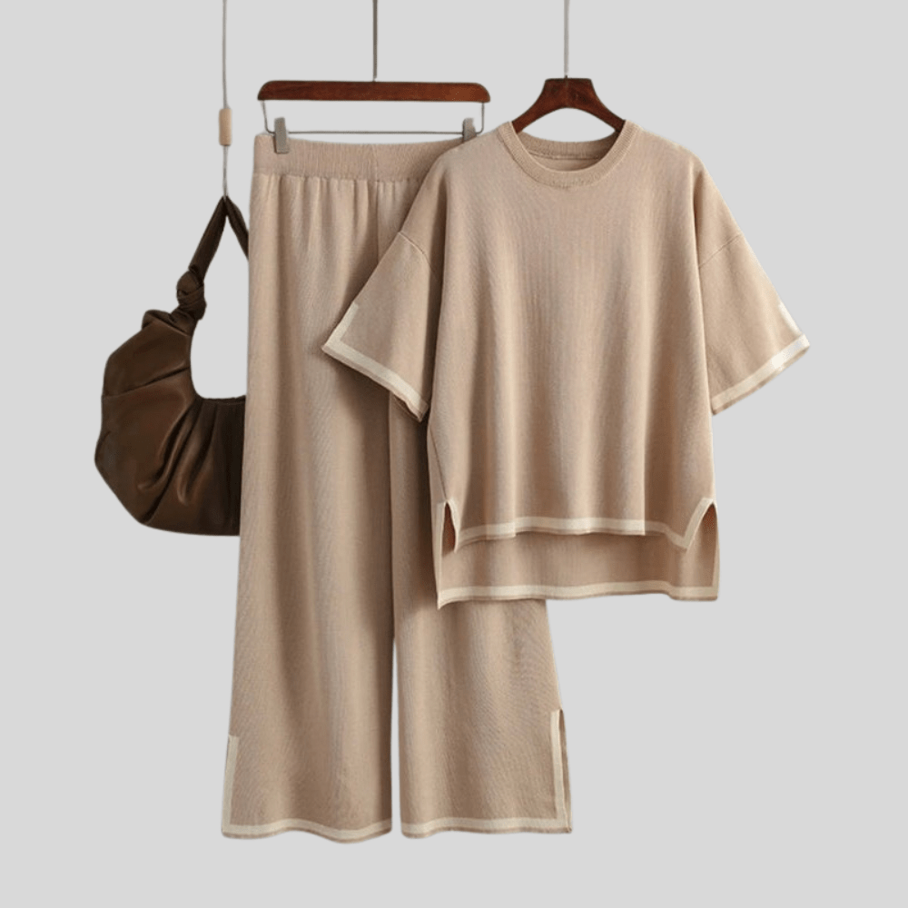 Chic Knit Wide Leg Set