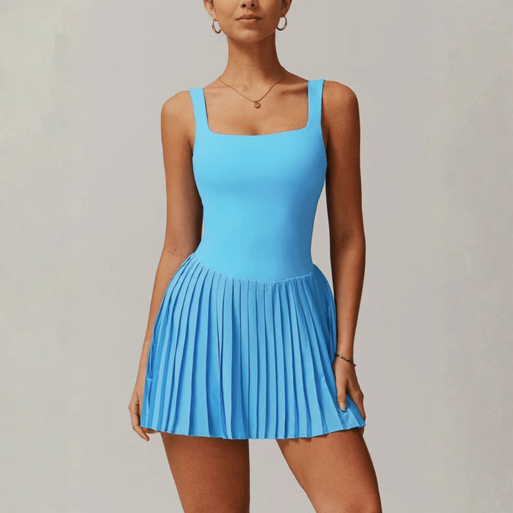 Breathable Square Neck Dress