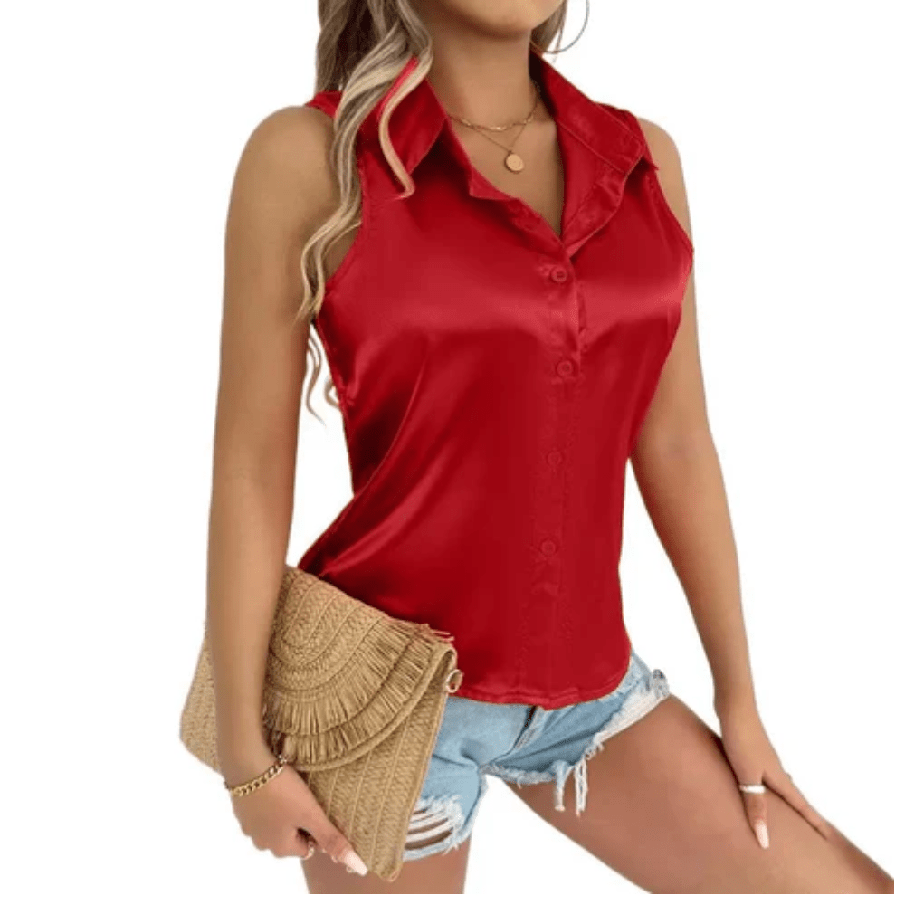 Sleek Button Down Top