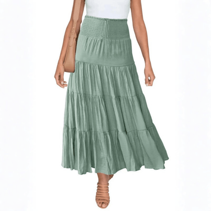 Pleated Midi Skirt