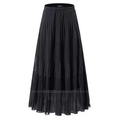 Flowing High Waist Maxi Skirt