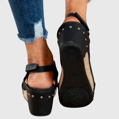 Orthopedic Wedge Buckle Sandals