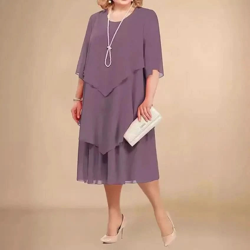 Formelles Midi-Cocktailkleid