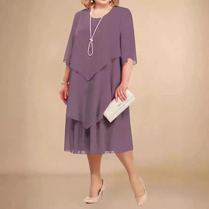 Formelles Midi-Cocktailkleid