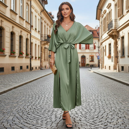 V-Neck Maxi Dress for Summer