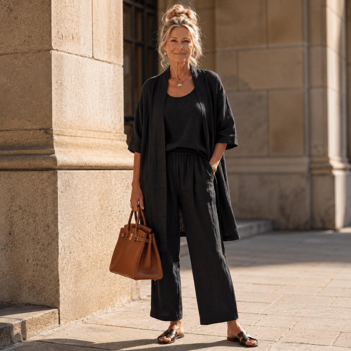 Three Piece Relaxed Pant Set