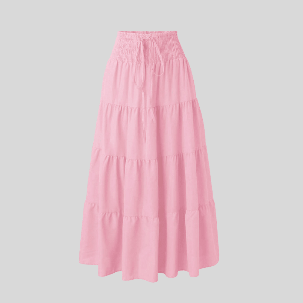 Boho Tiered Maxi Skirt